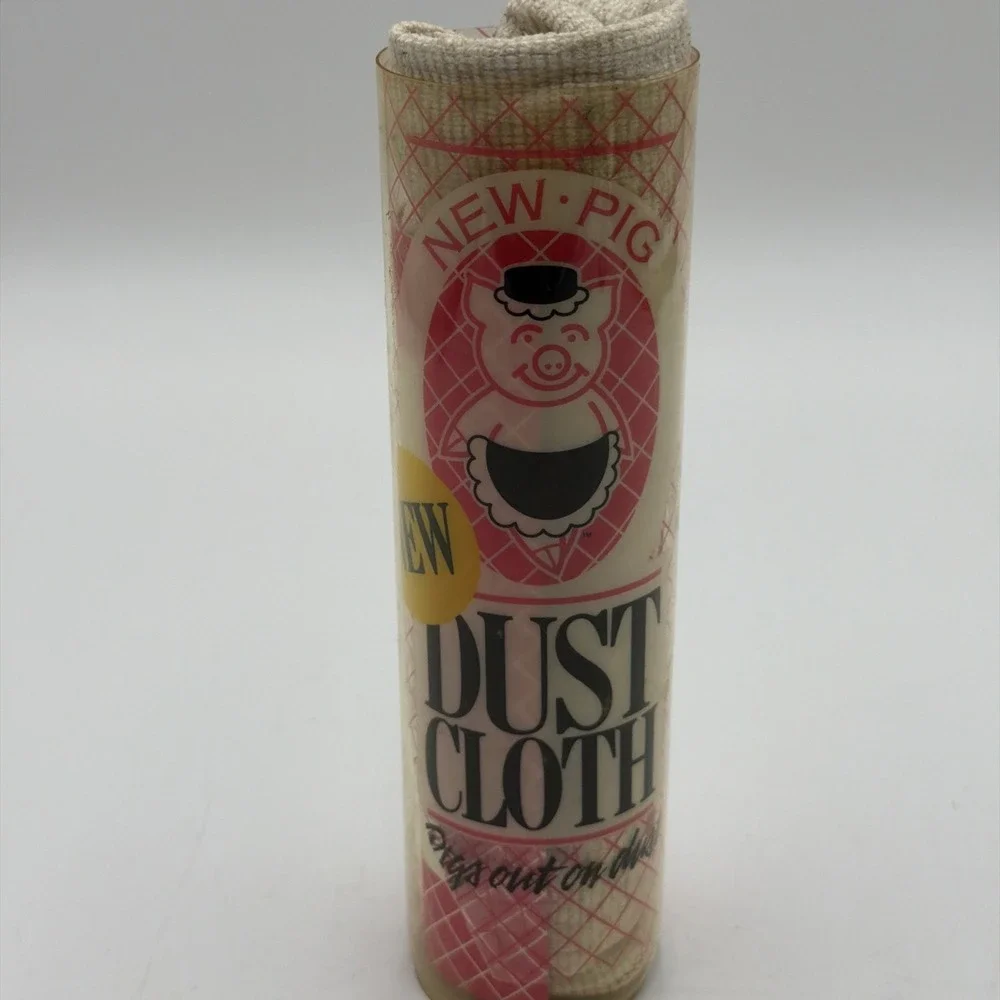 Vintage New Old Stock 1988 New Pig Dust Cloth Pigs Out On Dust